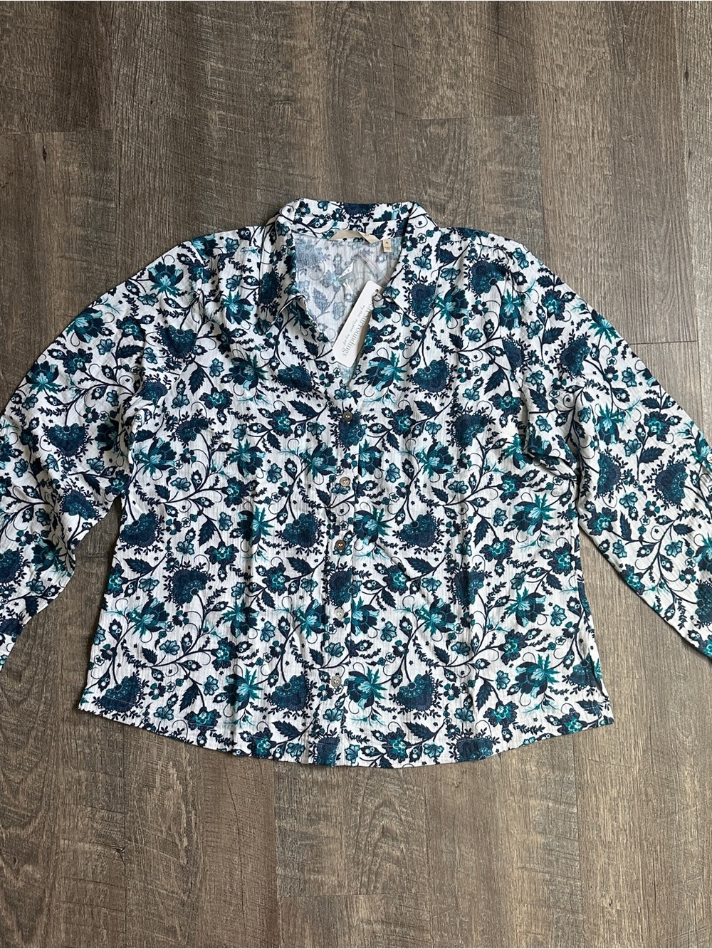 Soft Surroundings Addison Gauze Big Shirt